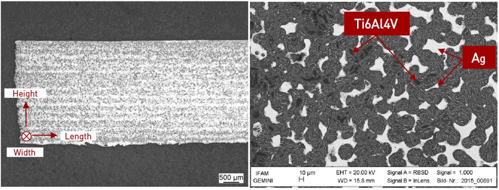 Fig. 17 Microstructure of infiltrated sample 75B [5]