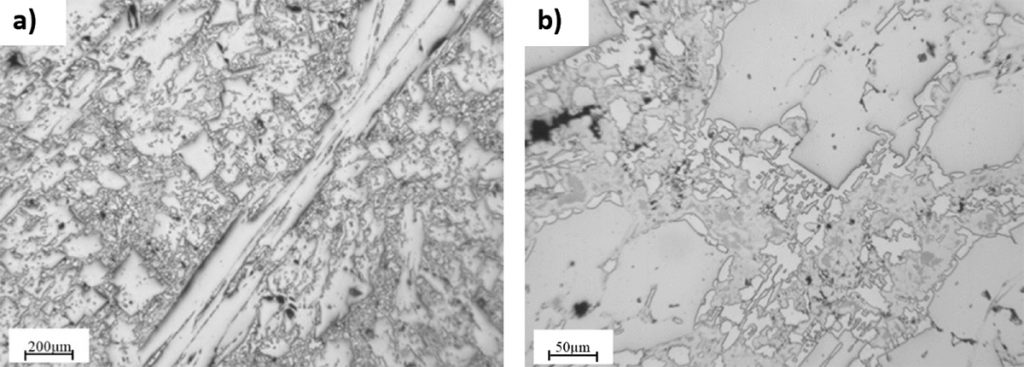 Fig. 23 Microstructure of 304 CS cast in alumina crucible [5]