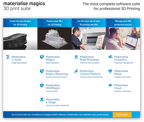 Materialise introduces Magics 3D Print suite