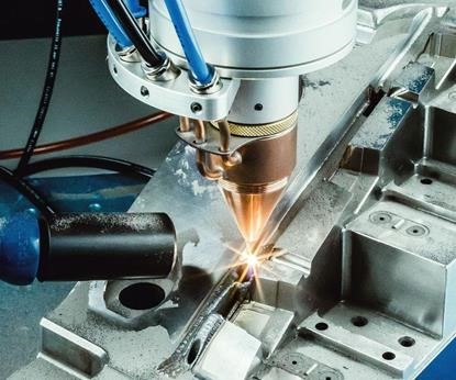Powder nozzle enables fast modification of moulds through direct metal deposition Powder nozzle enables fast modification of moulds through direct metal deposition