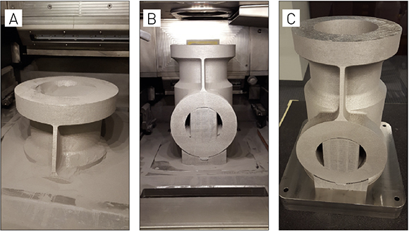 Titanium Additive Manufacturing used to build spacecraft valve body Titanium Additive Manufacturing used to build spacecraft valve body