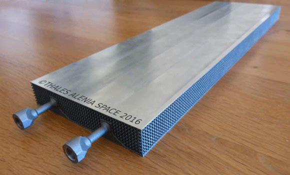 Large scale metal lattice structure for complex satellite part