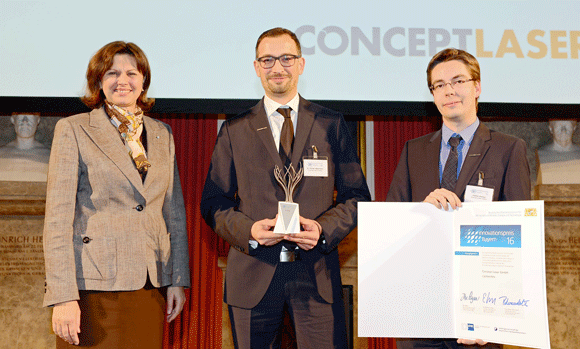 Concept Laser and its founder receive multiple awards Concept Laser and its founder receive multiple awards
