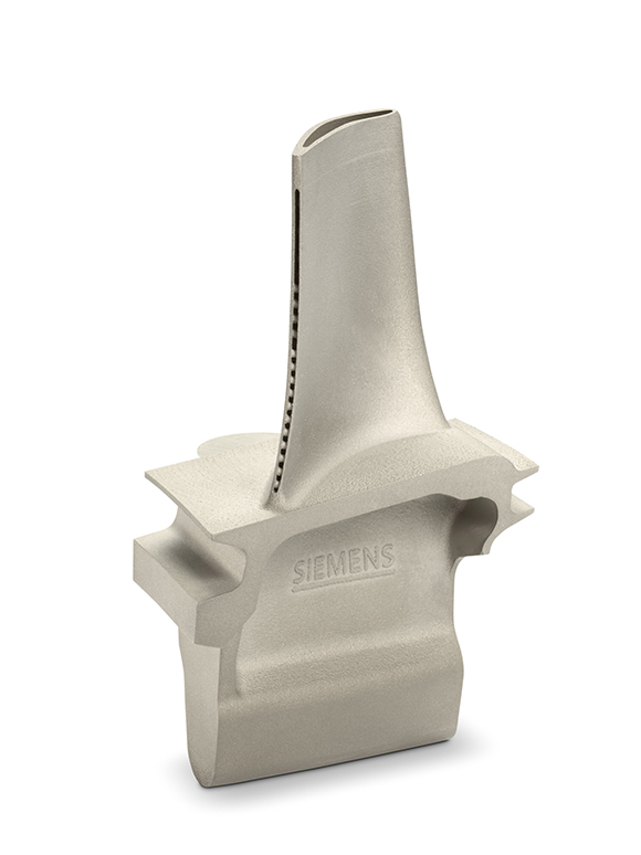 Siemens reports success for additively manufactured gas turbine blades Siemens reports success for additively manufactured gas turbine blades