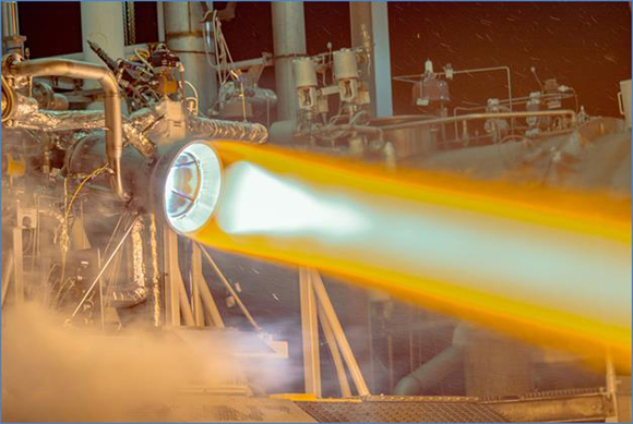 Aerojet Rocketdyne successfully tests full-scale metal AM thrust chamber 
