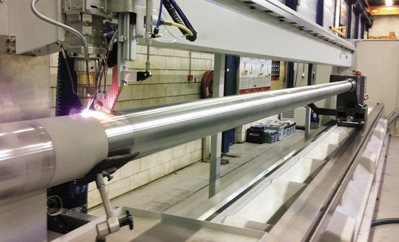 Fraunhofer’s EHLA offers environmentally friendly alternative to chromium (VI) hard chrome plating Fraunhofer’s EHLA offers environmentally friendly alternative to chromium (VI) hard chrome plating