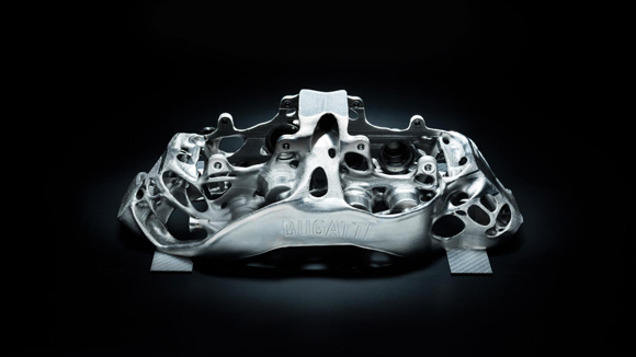 Bugatti to trial 3D printed titanium brake calipers Bugatti to trial 3D printed titanium brake calipers