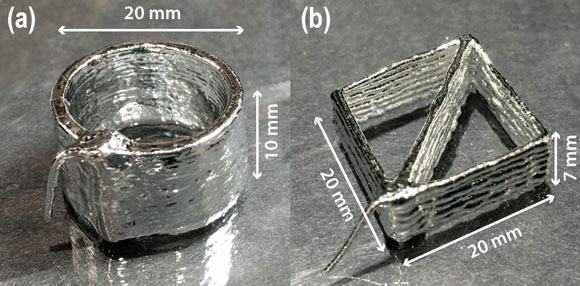 Metal 3D printed alloy shows promise for flexible electronics and soft robots