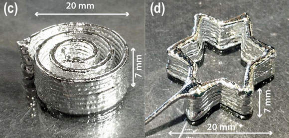 Metal 3D printed alloy shows promise for flexible electronics and soft robots