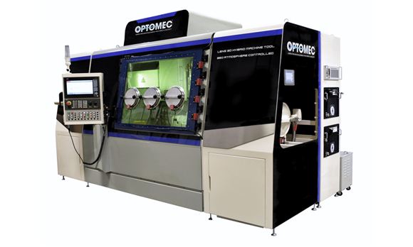 Optomec demonstrates simultaneous five-axis hybrid metal Additive Manufacturing Optomec demonstrates simultaneous five-axis hybrid metal Additive Manufacturing
