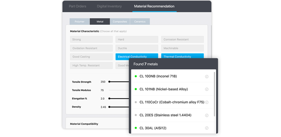 Link3D introduces additive material recommendation system