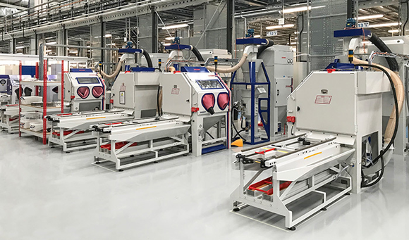 Guyson installs four blast systems at Material Solutions' new AM facility Guyson installs four blast systems at Material Solutions' new AM facility