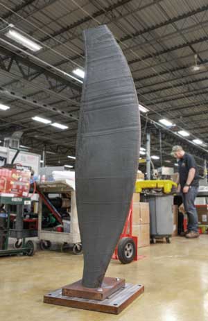 Large-scale turbine blade demonstrates potential of Wire-laser Additive Manufacturing