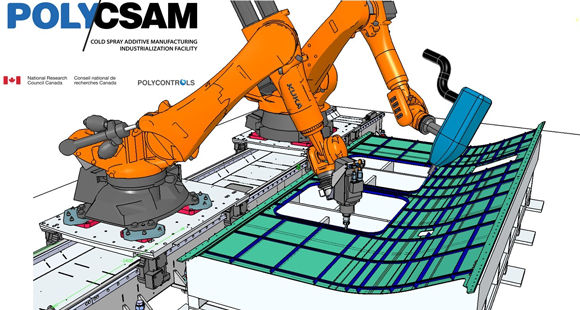 Canadian Research Council partners with PolyControls on Cold Spray Additive Manufacturing