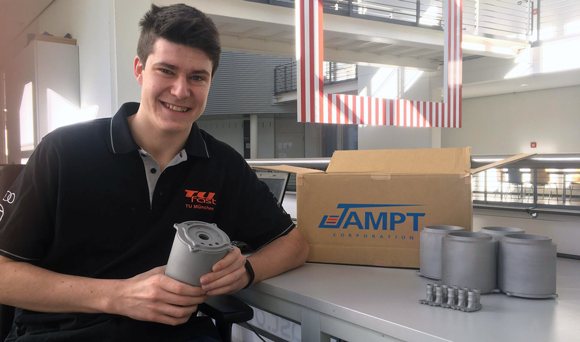 Integrated cooling in electric motor housing developed using metal Additive Manufacturing