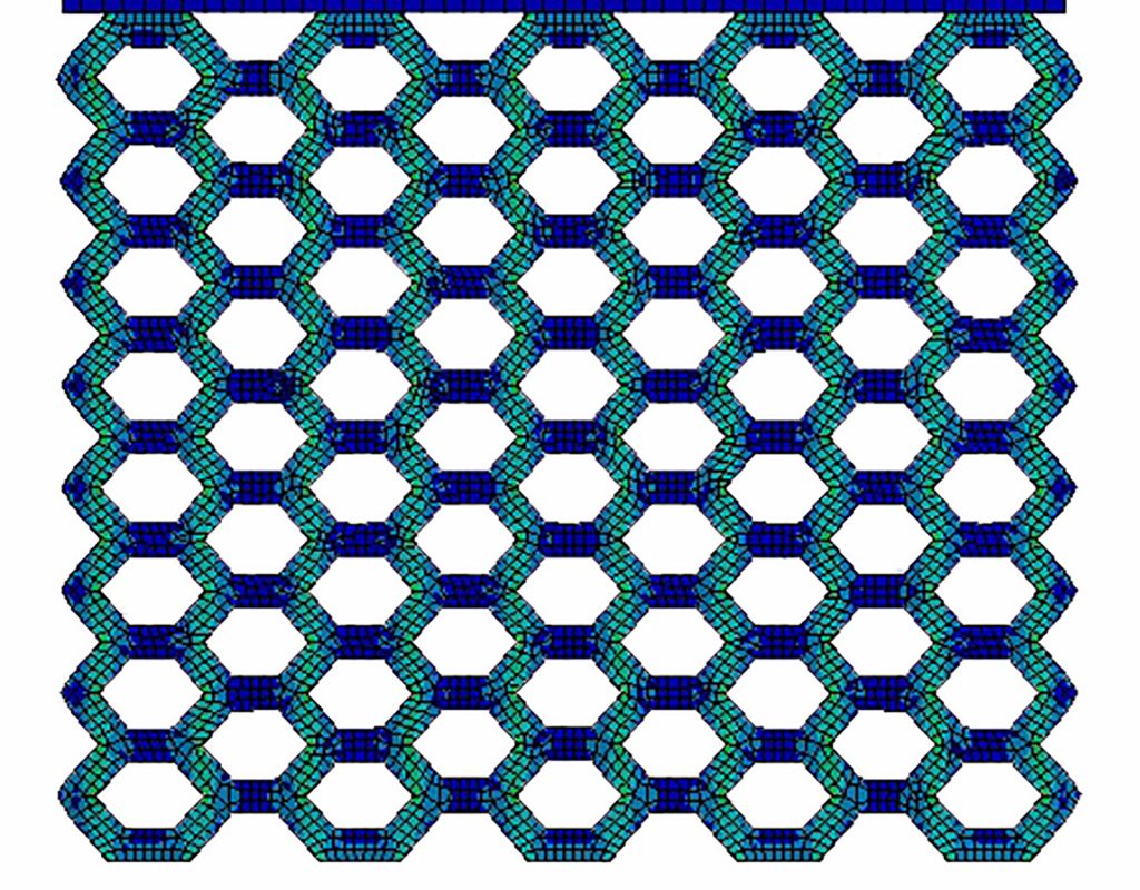 Modelling the mechanical behaviour of additively manufactured cellular structures