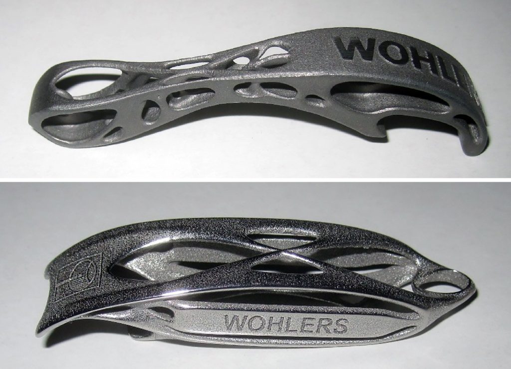 The science behind a basic consumer product: Bottle openers by metal Additive Manufacturing