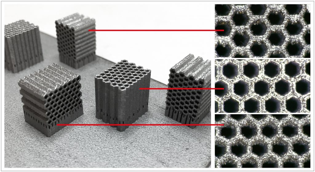 Modelling the mechanical behaviour of additively manufactured cellular structures