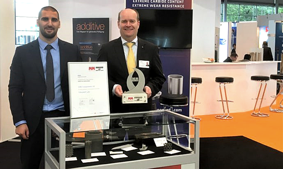 VBN Components wins AM innovation award for its Vibenite 480 material