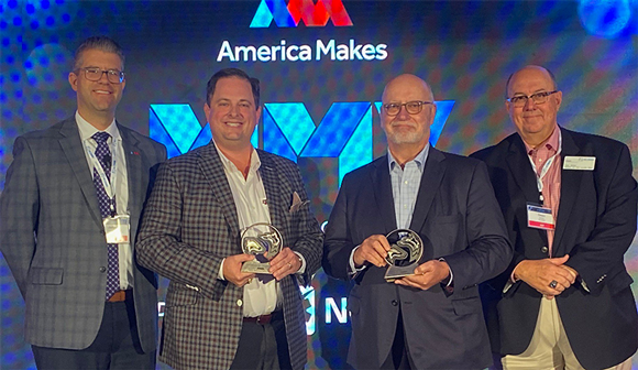 Ralph Resnick & Rob Gorham receive America Makes Distinguished Collaborator Award