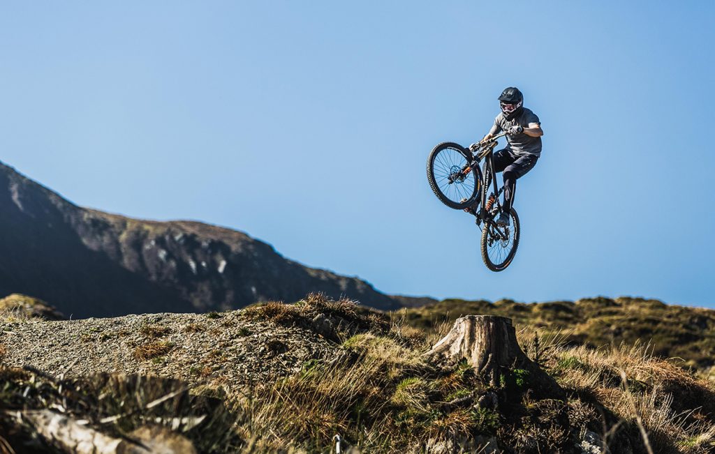 Fig. 4 Dan Atherton at the family’s other venture, the Dyfi Bike Park, located in Mid Wales (Courtesy Moonhead Media)