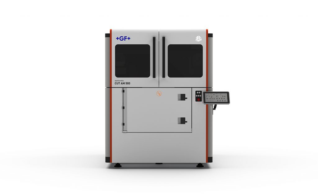Fig. 1 The AgieCharmilles CUT AM 500, developed by GF Machining Solutions