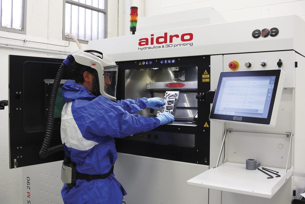 Fig. 4 An EOS M 290 PBF-LB machine at Aidro (Courtesy Aidro)