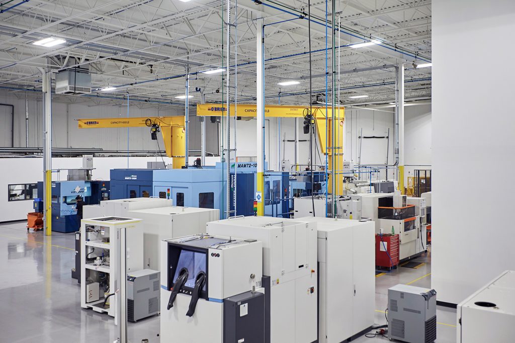 Additive Manufacturing machines at Burloak 