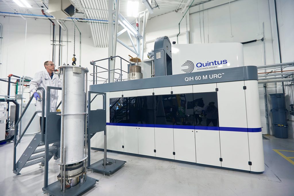 Hot Isostatic Pressing technology is used as a final processing step for some metal AM applications to eliminate residual porosity or optimise microstructures (Courtesy Burloak Technologies)