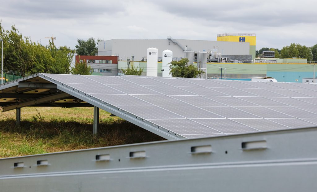 The solar panel park at Ath