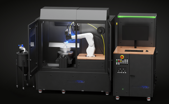 The 3DMetalWIRE is currently in development and extends Aconity’s equipment portfolio to powder free wire-based Additive Manufacturing (Courtesy Aconity3D)