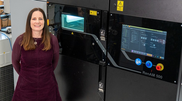 Renishaw has appointed Louise Callanan as its new Director of Additive Manufacturing (Courtesy Renishaw)