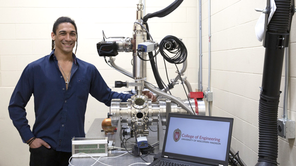 A team of UW-Madison mechanical engineers have developed a system that allows them to use synchrotron X-rays to view virtually all aspects of the PBF-EB process - including inside the part being built - in real time. PhD student Luis Izet Escano (pictured), whose advisor is Mechanical Engineering Assistant Professor Lianyi Chen, led the development of the system (Courtesy University of Wisconsin-Madison)