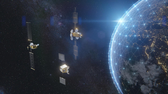 Airbus’ OneSat is based on a standard, modular and design-to-manufacture approach, and can be delivered more quickly than existing telecoms satellites and at a reduced cost (Courtesy Airbus)