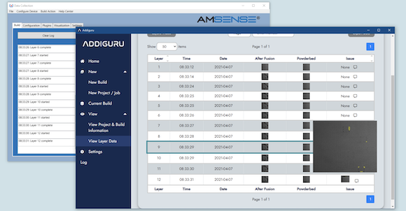 Addiguru’s Recoater will be available as a plugin for Open Additive’s AMSENSE platform (Courtesy Addiguru)