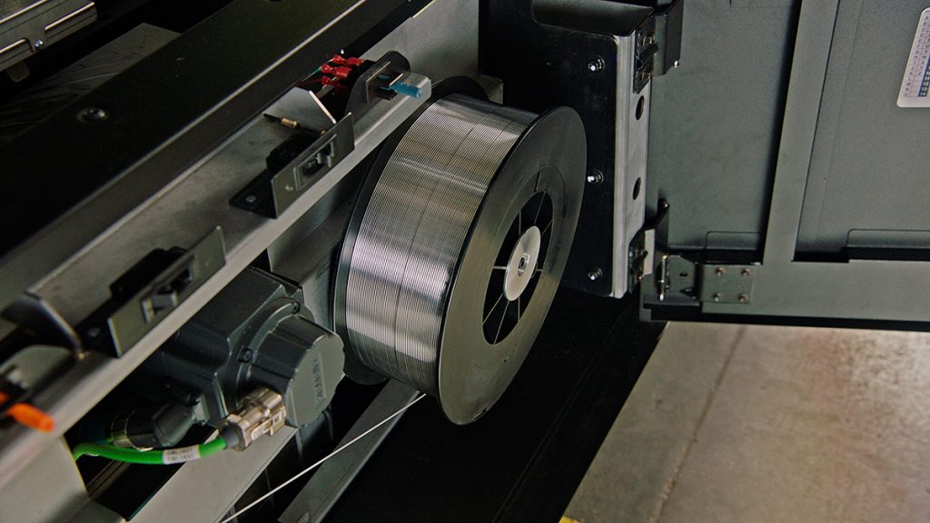 Fig. 2 The ElemX machine uses widely available wire as the process feedstock (Courtesy Xerox)