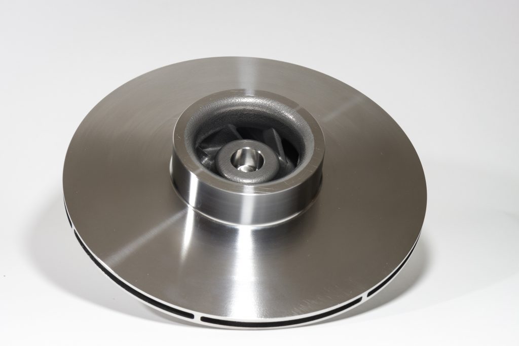 Fig. 5 Finished PBF-EB impeller (Courtesy Equinor, BMT and Eureka)
