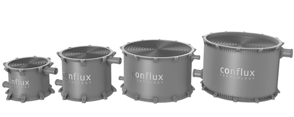 The water charge air cooler is scalable and customisable (Courtesy Conflux) 
