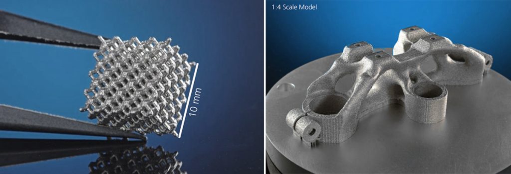 Fig. 2 Magnesium parts made by AM (Courtesy Fraunhofer ILT)