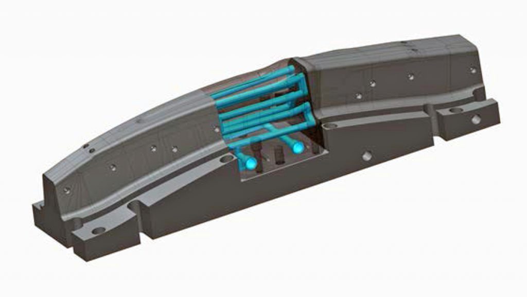 Fig. 11 Tool for hot sheet metal forming [13]