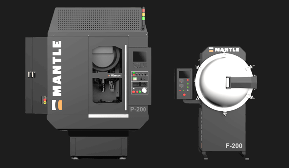Mantle’s new 3D printing system features the P-200 AM machine and F-200 sintering furnace (Courtesy Mantle)