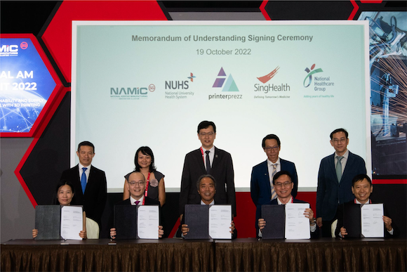 PrinterPrezz has signed an agreement with the Singapore Healthcare Clusters and the National Additive Manufacturing Innovation Cluster (NAMIC) to grow the 3D printed implant market in the region (Courtesy PrinterPrezz)