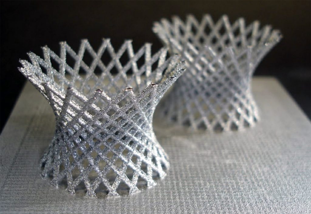 Fig. 9 Mo parts manufactured via PBF-EB (Courtesy Kirchner, A; Dorow-Gerspach, D; Pilz, A; Klöden, B; and Weissgärber, T, ‘Additive Manufacturing of Molybdeum and Tungsten by PBF-EB)