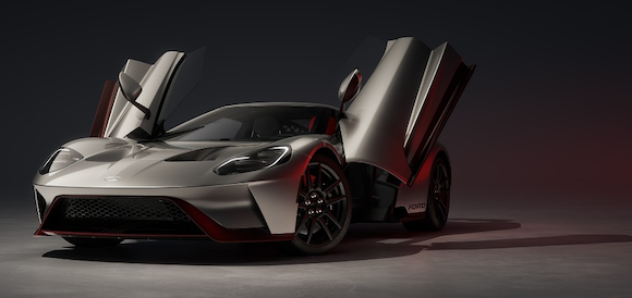 The Ford GT LM Edition features an 3D printed titanium dual exhaust and badge (Courtesy Ford)