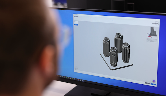 Solukon will present its automatic depowdering software, SPR-Pathfinder®, for 3D printed parts at Formnext 2022 (Courtesy Solukon)