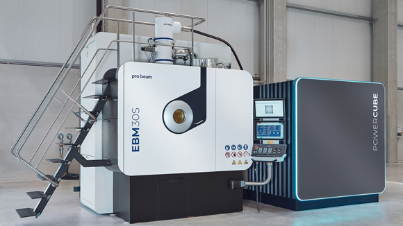 The PB EBM 30S for powder bed based production of small, highly detailed components (Courtesy pro-beam Group)
