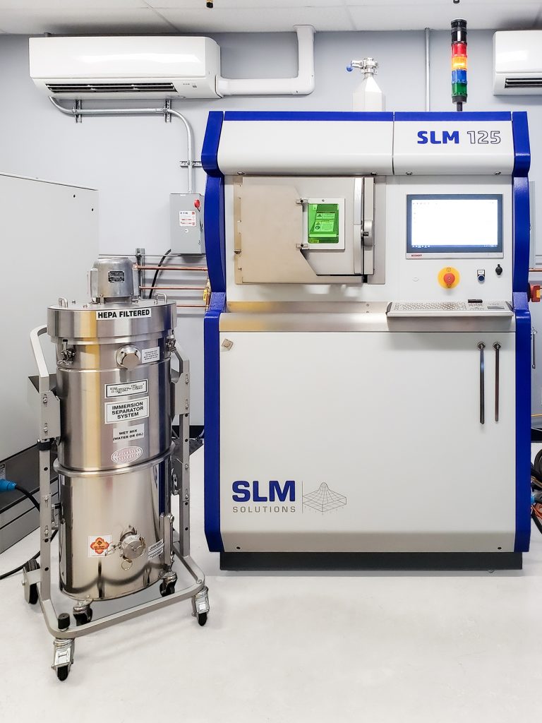 Fig. 2 The small-scale SLM 125 metal PBF-LB machine 