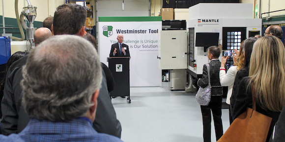 Westminster Tools invited the public to a live demonstration of its new 3D printer from Mantle (Courtesy Westminster Tools)