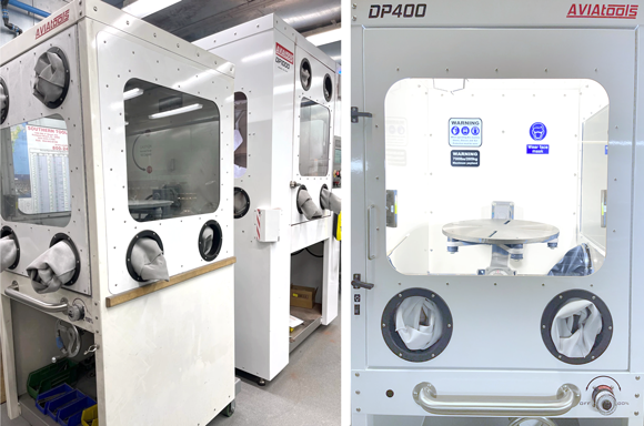 AviaTools has developed a line of depowdering machines for the 3D printing industry (Courtesy AviaTools)