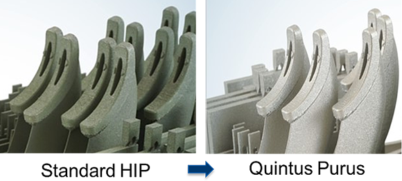 The Quintus Purus toolbox enables component surfaces with little to no surface oxides or alpha casing after Hot Isostatic Pressing (Courtesy Quintus Technologies)